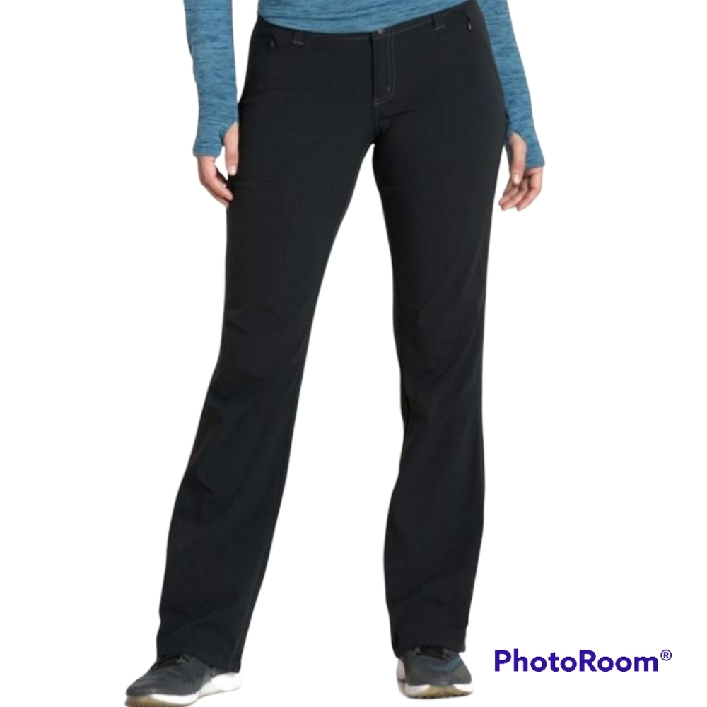 Kuhl Strattus Hiking Ripstop Pants Carbon Black Style 6234 Womens Size 8 Regular
